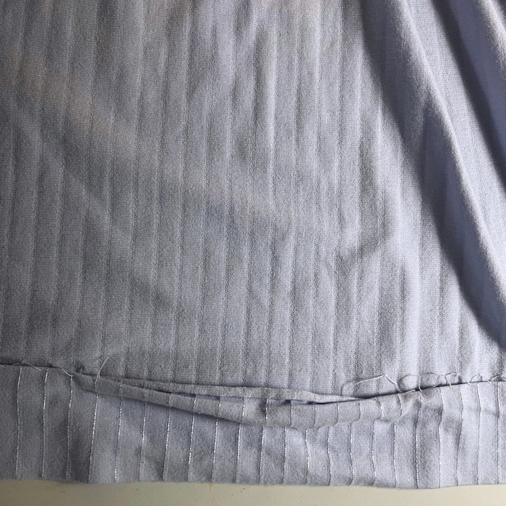 Eileen‎ West Periwinkle Lace Trim Open Kimono Robe Sleepwear Lounge Small READ - Picture 6 of 6